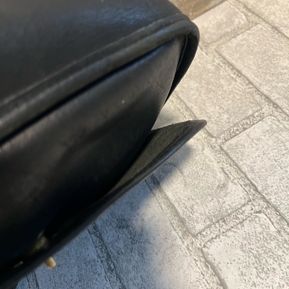 COACH Vintage City Bag Black Leather Crossbody Bag 324 - Picture 13 of 16